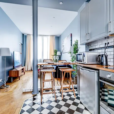 Buttes-chaumont - Fully-equipped Appartamento *
