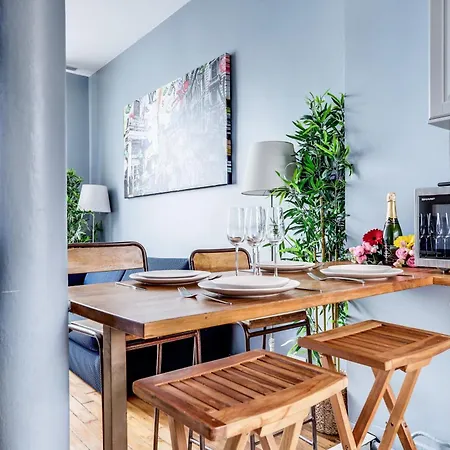 Buttes-chaumont - Fully-equipped Appartamento