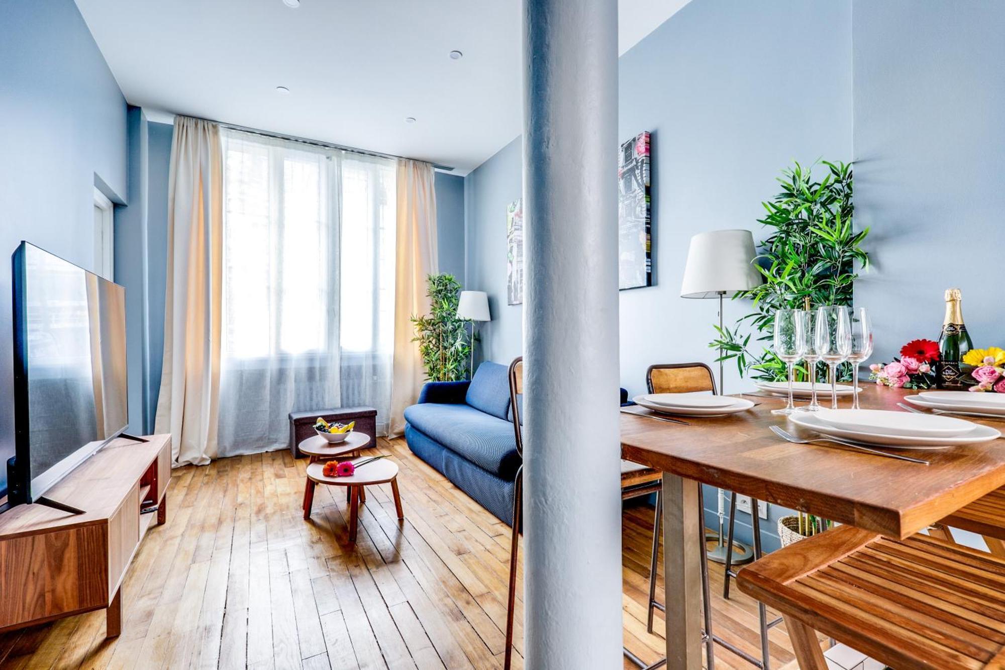 Buttes-chaumont - Fully-equipped Appartamento